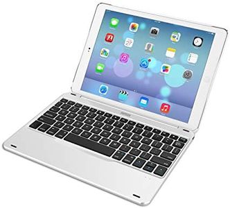 Arteck iPad 9.7-inch (iPad 6, 2018 / iPad 5, 2017) Keyboard, Ultra-Thin Bluetooth Keyboard with Folio Full Protection Case for Apple iPad 9.7 iPad 6, 5 and iPad Air 1 with 130 Degree Swivel Rotating