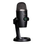 Blue Yeti Nano Premium USB Mic for Recording, Streaming, Gaming, Podcasting on PC and Mac, Condenser Microphone with Blue VO!CE Effects, Cardioid and Omni, No-Latency Monitoring - Black