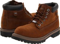 Skechers Men's SERGEANTS Boot, Dark Brown Waterproof Crazyhorse Leather, 11 Extra Wide US