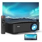 NexiGo PJ20 Outdoor Projector, Movie Projector with WiFi and Bluetooth, Native 1080P, Dolby_Audio Sound Support, Compatible w/TV Stick,iOS,Android,Laptop,Console