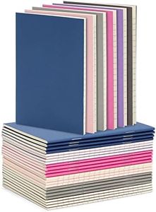 Paper Junkie 24 Pack Mini Paper Notebooks for Kids, Bulk Pocket Notepads with 48 Lined Pages for Journaling, Writing, Composition, School Supplies (6 Colors, 3.5 x 5 in)