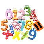 Syga Stencils Magnet Refrigerator Stickers Toys, Multicolour, 15 Letters