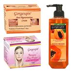 GORGESQIN Anti Pigmentation Cream 10g - Removes pigmentation from 7 days, Fairness Day Cream 22g, Papaya Face Wash 200 ml