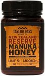 Taylor Pass Honey Co Manuka Honey UMF 5+ MGO 83+ | Monofloral New Zealand Honey | Sustainable, Non-GMO, Halal, UMF Certified | BPA-Free Jar | 500g 1lb 1.6 Oz