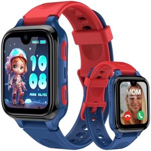 LAGENIO K9 Kid AI Smartwatch with GPS, 1.78'' AMOLED 4G for Kids with Video Call, Alarm Clock, School Mode, IP68 Waterproof Kids Smartwatch for Teens Ages 6 and Up