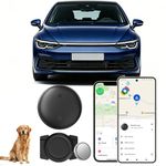 Car GPS Tracker, Mini Portable Magnetic GPS Tracker for Vehicles, Car Gps Tracker Anti-Theft Tracker with Real-Time Location, Work with iOS and Android, No Monthly Fee or Subscription/No SIM Card
