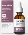 Natural Outcome Mandelic Acid 10% | Anti-Aging AHA Facial Serum with Hyaluronic Acid | Targets Fine Lines, Dark Spots, and Wrinkles | Clarifies Acne and Stimulates Natural Collagen Production | 1 Oz