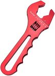 EVIL ENERGY AN Hose Fitting Adjustable Wrench Spanner Lightweight Aluminum 3AN-16AN Red