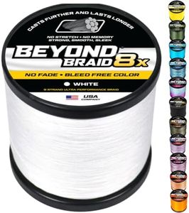 Beyond Braid Braided Fishing Line - White 8X - No Fade/300Yards/60lb