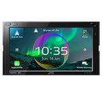 JVC KW-M875DBW - 17.3 cm (6.8 Inches) Digital Media AV Receiver with Wireless CarPlay & Android Car (4 x 50 W, DAB+/FM, BT, 3 x Pre-Out 4V, USB-C, iPod/iPhone Control)