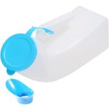 Atoke Urinals for Men and Women,Glow in The Dark,Portable Urine Bottle Bed Pan with a Lid and Female Urinal Attachment,Car Mobile Toilet Urinal for Car Travel Camping Outdoor