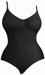 WOYAODONG Women Slimming Bodysuits Shapewear Tops Tummy Control Body Shaper Spaghetti Strap Camisole Leotards Bodycon Jumpsuit (M/L)