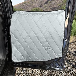 4Knines Heavy-Duty Car Door Protector for Dogs, Waterproof XL Grey