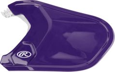 Rawlings | MACH Adjust Face Guard | Adjustable Extension Piece | Purple | Right-Handed Batter