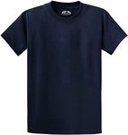 Joe's USA Men's Short Sleeve Cotton T-Shirts -M Navy.