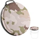 Ironraw 5 Gallon Bucket Seat for Yeti Only, 360 Degree Swivel Load Out Bucket Seat, 5 Gal Foam Cushion Bucket Seat Lid with Padded Top for Hunting Fishing Camping Baseball