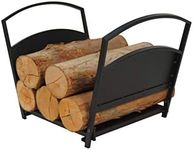 Fireplace Log Holder Folding Firewood Rack,Stacking Rack,Storage Rack for Firewood, Indoor, Outdoor,Heavy Duty Steel