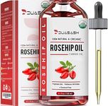 Duasash Rosehip Oil for Face, Skin 120ml, 100% Pure Cold Pressed Natural, Unrefined, Hydrating, Nourishing & Moisturising Carrier Oil, Organic Rose hip Seed Oil for Skin, Nails & Hair