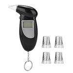 portable breathalyzer tests + Portable Breath Alcohol Tester, Breathalyzer with LCD Screen, Digital Breath Alcohol Analyzer Keychain Alcohol Analyzer Breath Tester for Alcohol with 5 Mouthpiece