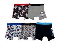 STAR WARS Boys Multipacks with Darth Vader and More in Sizes 4, 6, 8, and 10, 5-Pack 100% Combed Cotton Boxer Brief_Episode 8, 6 (Pack of 5)