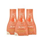 Nat Habit Face Scrub, Pumpkin Clay Exfoliating Mura For Deep Skin Detox of Dust, Smoke, Metals & Toxins, Provide Clean, Clear & Soft Skin (Pack of 3 x 25 gm)