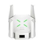 Trenzu 5Ghz WiFi Range Extender for Home | Up to 1200Mbps Dual Band Speed | Connects Up to 20 Devices | 5G WiFi Signal Booster | Access Point, 4 Antennas, LAN Port | Easy Setup | WiFi Amplifier