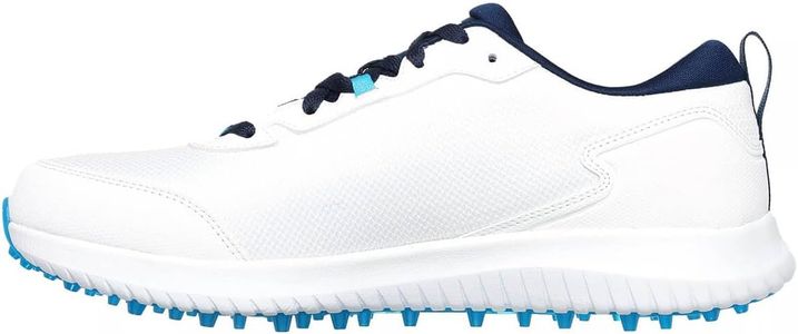 Skechers Men’s Go Golf Max Fairway 4 Golf Shoes, White/Navy, UK 9