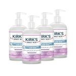 Kirk's Hydrating Hand Wash - Made with Premium Coconut Oil and Aloe Vera, With Plant Based Technology To Help Eliminate Odors, Non GMO, Vegan, Rosemary & Sage, 12 Fl Oz. 4 pack