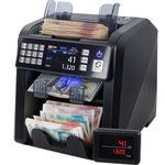 Jubula MV-600 Banknote Counter | Banknote Sorter for Mixed Banknotes with 12x Counterfeit Detection | Exact | EUR, USD, GBP, SEK etc. Money Counting Machine | Suitable for The New King Charles Notes