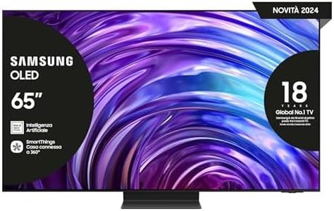 Samsung TV QE65S95DATXZT OLED 4K, Smart TV 65" Processore NQ4 AI Gen2, Infinity One, DVBT-2, Q-Symphony & Dolby Atmos, compatibile con Bixby, Alexa e Google Assistant, Graphite Black 2024