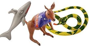 Quickdraw Australia Day Inflatables Party Pack - Shark, Kangaroo & Snake Decorations Set