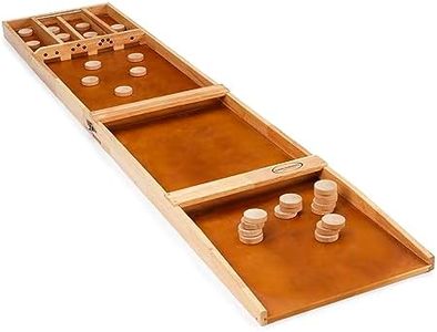 Gamesson Unisex's Dutch Shuffle Table Game, Brown, 200cm