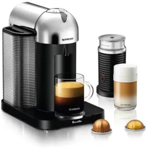 Nespresso BNV250CRO1BUC1 Vertuo Coffee and Espresso Machine, Chrome