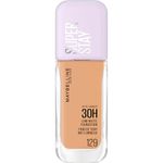 Maybelline New York Super Stay up to 30HR Lumi-Matte Foundation, Medium-Full Coverage, Vegan Formula*, Amino Acids, Niacinamide, Vitamin E, All Day Wear - Shade: 129