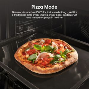 Hisense 77L Built-In Electric Single Oven – Stainless Steel, Steam Clean, Pizza Mode