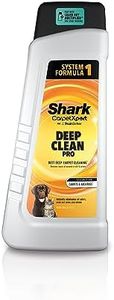 Shark EXCM48 CarpetXpert Deep Clean Pro Formula for Shark Portable Carpet cleaners, formulated for all carpets, upholstery & area rugs, eliminates tough pet messes and odors, 48oz