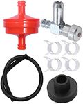 Fuel Hose Replacement for 3000 5000 6250 Watts Craftsman Coleman Powermate Maxa Generac Honda GX240 Generator Snapper Snowblower Snow Thrower with Fuel Filter Gas Tank Grommet Bushing Shut-Off Valve