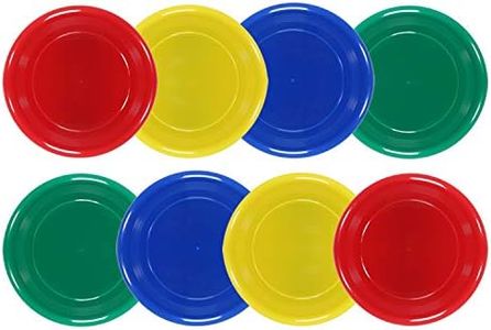 Zdgao Flying Discs for Kids and Adult, 9 Inch Plastic Flying Disc Set in Bulk, Set of 8