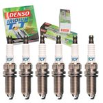 6 pc DENSO Iridium TT Spark Plugs compatible with Toyota Tacoma 3.5L V6 2016-2017