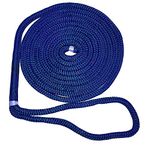 DOCKLINE Double Braid 1/2 X 25FT BLUE