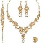 CSY 4 Pcs/Sets Elegant Crystal Neck