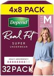 Depend Real Fit Incontinence Underw