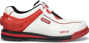 Dexter Mens SST 6 Hybrid BOA Bowling Shoes Right Hand - White/Red 10