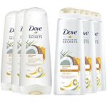 Dove Nourishing Secrets Rituals Shampoos 400ml And Conditioners 350ml, Duo Pack of 3 (Restoring Coconut 3xShampoo + 3xConditioner)