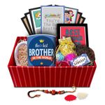 exciting Lives Best Brother Rakhi Hamper - Gift for Rakshabandhan, Rakhi, Birthday, Bhai Dooj - Gift for Brother, Bro, Bhai, Sibling, Cousin