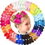 JOYOYO 40Pcs 4.5" Hair Bows Alligat