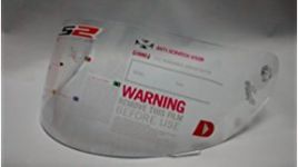 LS2 Plain PC Visor for FF350, FF352 and FF384 Helmet (Clear)