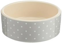 Petface Grey Spots Ceramic Bowl, 15 cm