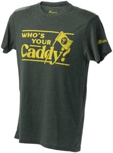 Frogger Golf – Who’s Your Caddy Men’s T Shirt – Regular Fit Pre Shrunk Tee Shirt for Men & Women –Made in The USA - Green, Small