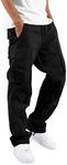 THWEI Mens Cargo Pants Casual Jogge